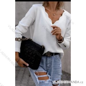 Women's Elegant Long Sleeve Blouse (S/M ONE SIZE) ITALIAN FASHION IMWDD223936