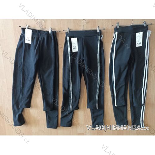 Girls' long warm leggings (134-170) SAL SMILING SAL22ST-3