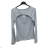 Women's Stand Collar Long Sleeve Knitted Sweater (S/M ONE SIZE) ITALIAN FASHION IMPLI228596