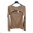 Women's Stand Collar Long Sleeve Knitted Sweater (S/M ONE SIZE) ITALIAN FASHION IMPLI228596