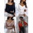 Women's Stand Collar Long Sleeve Knitted Sweater (S/M ONE SIZE) ITALIAN FASHION IMPLI228596