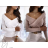 Women's Stand Collar Long Sleeve Knitted Sweater (S/M ONE SIZE) ITALIAN FASHION IMPLI228596