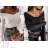 Women's Stand Collar Long Sleeve Knitted Sweater (S/M ONE SIZE) ITALIAN FASHION IMPLI228596