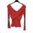 Women's Stand Collar Long Sleeve Knitted Sweater (S/M ONE SIZE) ITALIAN FASHION IMPLI228596