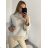 Women's Oversized Knitted Turtleneck Long Sleeve Sweater (S/M/L ONE SIZE) ITALIAN FASHION IM4221262