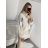 Women's Oversized Knitted Turtleneck Long Sleeve Sweater (S/M/L ONE SIZE) ITALIAN FASHION IM4221262