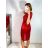 Women's Elegant Glitter Long Sleeve Dress (S/M ONE SIZE) ITALIAN FASHION IMWB22349