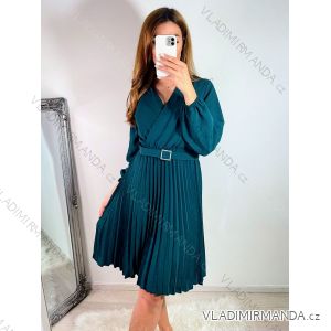 Summer long sleeve flowered women's dress (UNI S / L) ITALIAN FASHION IMK20150