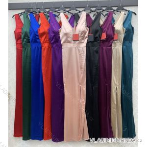 Women's Long Elegant Party Prom Sleeveless Dress (S/M ONE SIZE) ITALIAN FASHION IMWBB223991