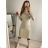 Women's Long Sleeve Turtleneck Knit Dress (S/M ONE SIZE) ITALIAN FASHION IMM22J51753