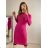 Women's Long Sleeve Turtleneck Knit Dress (S/M ONE SIZE) ITALIAN FASHION IMM22J51753