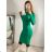 Women's Long Sleeve Turtleneck Knit Dress (S/M ONE SIZE) ITALIAN FASHION IMM22J51753