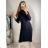 Women's Long Sleeve Turtleneck Knit Dress (S/M ONE SIZE) ITALIAN FASHION IMM22J51753