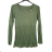 T-shirt long sleeve lace (uni sl) ITALIAN Fashion IM71787215C-M Khaki S / M one size