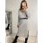 Women's Belted Long Sleeve Knitted Dress (S/M ONE SIZE) ITALIAN FASHION IMWA223040