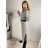 Women's Belted Long Sleeve Knitted Dress (S/M ONE SIZE) ITALIAN FASHION IMWA223040