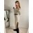 Women's Belted Long Sleeve Knitted Dress (S/M ONE SIZE) ITALIAN FASHION IMWA223040