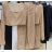 Women's Knitted Sweater Dress Set (S/M ONE SIZE) ITALIAN FASHION IMWE223972