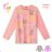 T-shirt long sleeve with sequins children adolescent girls (116-146) KUGO B3258