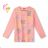 T-shirt long sleeve with sequins children adolescent girls (116-146) KUGO B3258