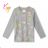 T-shirt long sleeve with sequins children adolescent girls (116-146) KUGO B3258