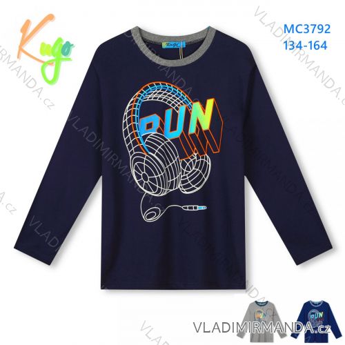 Boys long sleeve shirt (134-164) KUGO S3129