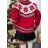 Women's Long Sleeve Christmas Sweater (S/M ONE SIZE) ITALIAN FASHION IMM22VN22985