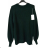 Women's Long Sleeve Sweater (S / M ONE SIZE) ITALIAN FASHION IMM219072 dark green S/M