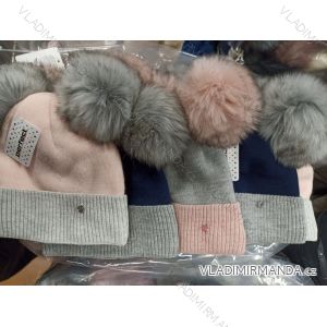 Winter hat with pompon women (ONE SIZE) WROBI PVB21104142