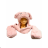 Girls' winter cap and cravat set (3-8 years) WROBI POLAND PV322K-281