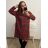 Women's Plus Size Long Sleeve Dress (XL/2XL ONE SIZE) ITALIAN FASHION IMWQ22ELISA