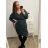 Women's Plus Size Long Sleeve Dress (XL/2XL/3XL/4XL ONE SIZE) ITALIAN FASHION IMWQ22ELISA