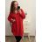 Women's Plus Size Long Sleeve Dress (2XL/3XL/4XL ONE SIZE) ITALIAN FASHION IMWQ22ANNA