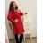 Women's Plus Size Long Sleeve Dress (2XL/3XL/4XL ONE SIZE) ITALIAN FASHION IMWQ22ANNA