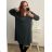 Women's Plus Size Long Sleeve Dress (2XL/3XL/4XL ONE SIZE) ITALIAN FASHION IMWQ22ANNA