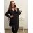 Women's Plus Size Long Sleeve Dress (2XL/3XL/4XL ONE SIZE) ITALIAN FASHION IMWQ22ANNA