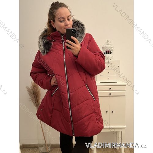 Women's Winter Jacket Plus Size (54-62) POLISH FASHION PMF22ERIKO-2