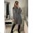 Women's Long Sleeve Turtleneck Knitted Dress (S/M ONE SIZE) ITALIAN FASHION IM4227200