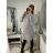 Women's Long Sleeve Turtleneck Knitted Dress (S/M ONE SIZE) ITALIAN FASHION IM4227200