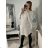 Women's Long Sleeve Turtleneck Knitted Dress (S/M ONE SIZE) ITALIAN FASHION IM4227200