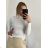 Women's Long Sleeve Knitted Turtleneck Sweater (S/M ONE SIZE) ITALIAN FASHION EXTRA ME IMM22FD9076/DR S/M Beige