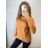 Women's Warm Knitted Turtleneck Long Sleeve Sweater (S/M ONE SIZE) ITALIAN FASHION IMPSS22S8690