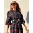 Dress Elegant Christmas Long Sleeve Women's Christmas (S/M ONE SIZE) ITALIAN FASHION IMM22BR1175