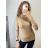 Slim Turtleneck Long Sleeve Glitter Women's Sweater (S/M ONE SIZE) ITALIAN FASHION IMM22FD5851/DR2 Black