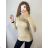 Slim Turtleneck Long Sleeve Glitter Women's Sweater (S/M ONE SIZE) ITALIAN FASHION IMM22FD5851/DR2 Black