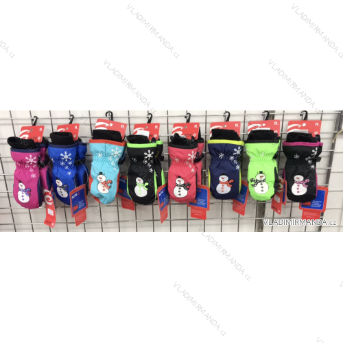 Mittens ski gloves for girls and boys (3-8 years) ECHT ECHT19C063-1/D