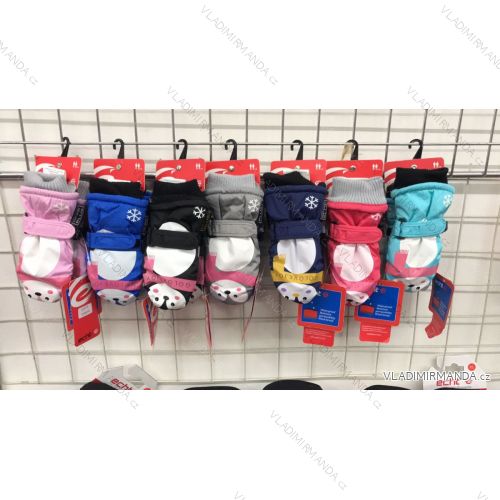 Mittens ski gloves for girls and boys (3-8 years) ECHT ECHT19C063-1/D