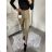 Leggings long insulated women's jeans (S-3XL) TURKISH FASHION TMWL20619 Beige dark L