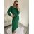 Women's Elegant Knitted Long Sleeve Dress (S/M ONE SIZE) ITALIAN FASHION IMWKK224078