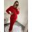 Women's Elegant Knitted Long Sleeve Dress (S/M ONE SIZE) ITALIAN FASHION IMWKK224078